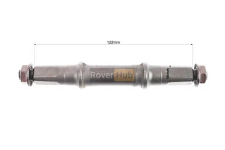 Вал каретки MTB "квадрат" 122мм, під гайку 3PL