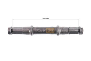 Вал каретки MTB "квадрат" 126,5мм, під гайку М10 (5S)