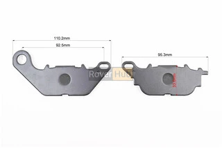Гальмівні колодки (дискові) Yamaha YBR-125 Custom/Jupiter MX/Sniper-135/LC-135/XC-125 Vity/MBK- XC125 WAAP к-кт