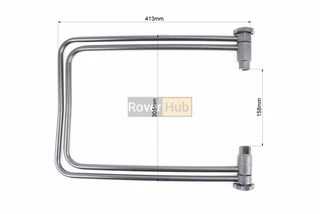 Підставка під заднє колесо 26", чорна HS-008
