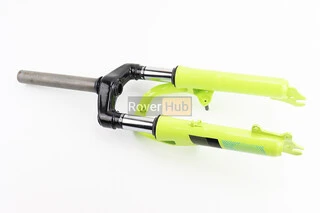 Вилка 20" амортизационная, без резьбы 1-1/8" (28,6мм), шток 180мм, с ходом 50мм, V/Disk-brake, жёлтая