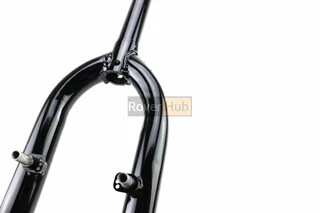 Вилка 24" з різьбою 1" (25,4мм), шток 200мм, V-brake, чорна (можливі подряпини, дефекти фарбування)