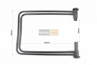 Підставка під заднє колесо 29", чорна HS-008А