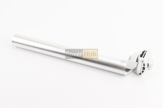 Труба сидіння MTB 30,4x300мм, алюмінієва, срібна