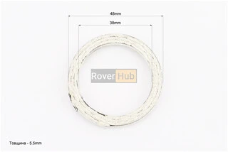 Прокладка колена глушителя, d-38mm, (асбест)