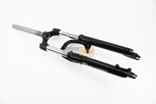 Вилка 26 "амортизаційна, без різьби 1-1/8" (28,6мм), шток 240мм, з ходом 80мм, V/Disk-brake, M Lockout, чорна ES-246- MLO