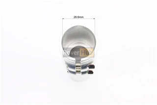 Подовжувач штока вилки 1 1/8&rdquo; (28.6 мм)х115мм, алюмінієвий, сірий