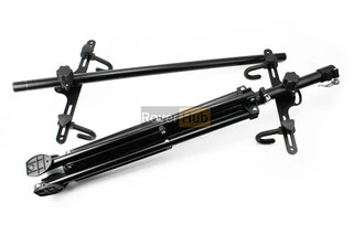 Підставка під 2 велосипеди регульована висота 100-150 см, регульований кут нахилу велосипеда, чорна HS-QX-006G