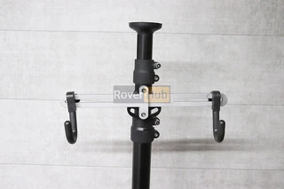 Підставка під 2 велосипеди телескопічна 1,7-4м, алюмінієва, чорна