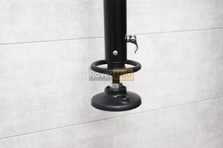 Підставка під 2 велосипеди телескопічна 1,7-4м, алюмінієва, чорна