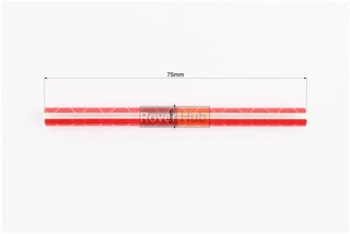 Світловідбивачі на спиці 5х75мм, 12шт к-кт, червоні JY-1201