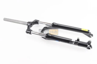 Вилка 26" амортизаційна, без різьби 1-1/8" (28,6мм), шток 260мм, з ходом 100мм, Disk-brake, Preload, алюмінієва, чорна XCE 28