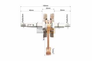 Колінвал 1E36F шатун - жовтий