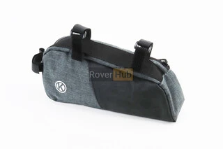 Сумка на раму 250х110х60мм, кріпл. на липучці, сіро-чорна