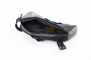 Сумка на раму 250х110х60мм, кріпл. на липучці, сіро-чорна