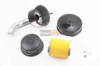 Фільтр повітряний у зборі з паперовим елементом (сіре коліно)