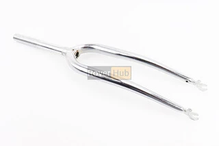 Вилка 26" з різьбою 1" (25,4мм), шток 200мм, нікельована