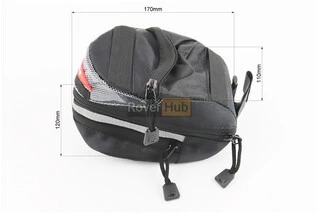 Сумка під сидіння, швидкознімна, чорно-сіра