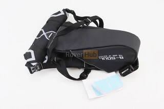 Сумка під сидіння (Bikepacking) 12L, кріпл. швидкознімне, чорно-сіра