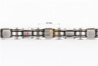 Цепь приводная 1/2х3/32х116L 8 скоростей, серебристо-серая P8003