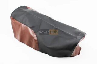 Чохол сидіння 6V коричневий з червоним кантом