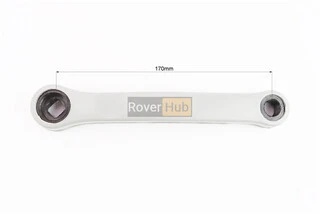 Шатун лівий "квадрат" 170мм MTB, сірий (вузький)