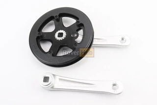 Шатуни "квадрат" 152мм, 36T CHILD, алюмінієві, чорно-сірі PRO-Q36PP