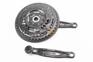 Шатуны "квадрат" 152мм, 42.34.24T MTB, чёрные NSS-3001