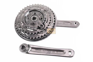 Шатуни "квадрат" 170мм, 42.34.24T MTB, алюмінієві, чорні MA-AC49 (в упаковці)