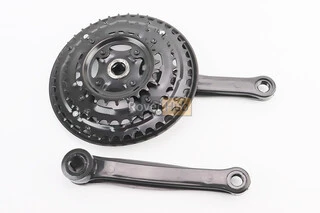 Шатуни "квадрат" 170мм, 42.34.24T MTB, чорні BL 02 (можливі потертості)