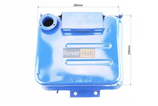 Бак паливний R195NM, 285x230x180mm, потайна горловина, отвір під кран паливний + фара