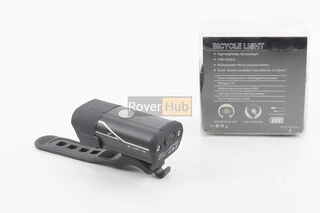 Ліхтар передній 1 діод алюмінієвий, Li-ion 3.7V 850mAh зарядка від USB, вологозахисний, чорний HYD-018