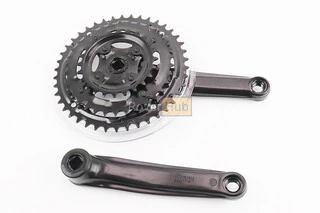 Шатуны "квадрат" 170мм, 42.34.24T MTB, чёрные GS-P321