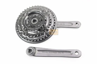 Шатуни "квадрат" 175мм, 42.34.24T MTB, алюмінієві, чорні MA-AC49 (в упаковці)