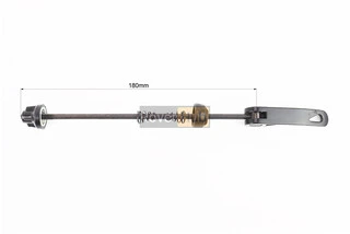 Ексцентрик заднього колеса MTB М5х180мм, алюмінієвий, чорний