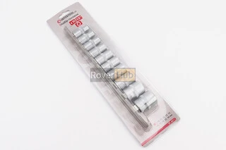 Набір головок торцевих на планці 1/2" 10шт (10/11/12/13/14/15/17/19/22/24мм) ET-6011