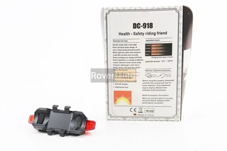 Фонарь задний 5 диодов 15 lumen, Li-ion 3.7V 330mAh зарядка от USB, влагозащитный, BS-216/DС-918