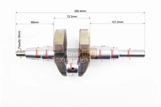Колінвал 178F (Dшийки-36mm, H-103,0mm) під шпонку D-19mm