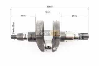 Коленвал 178F (Dшейки-36mm, H-102,4mm) под шлиц
