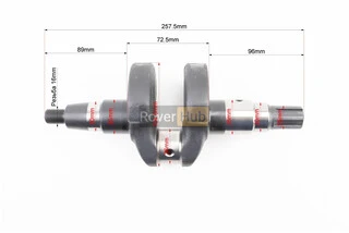 Колінвал 178FA ZUBR (Dшийки-36mm, H-104,9mm) під шліц