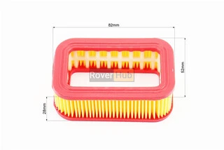 Фильтр воздушный 4500/5200 - элемент (прямоугольный, бумажный 82x52x28mm)