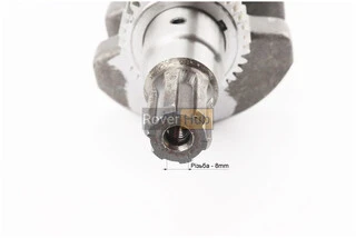 Колінвал 178F (Dшийки-36mm, H-102,4mm) під шліц + шестерні + підшипник, запресований