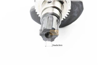 Колінвал 178F (Dшийки-36mm, H-102,4mm) під шліц + шестерні + підшипник, запресований