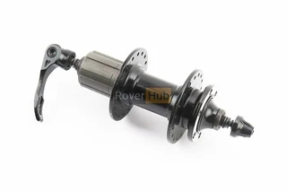 Втулка задня MTB алюмінієва 14Gx36H під касету 8-10зв, Disk-brake, 2 пром-підшипники 6000 2RS, кріпл. ексцентрик, чорна D472TSBT