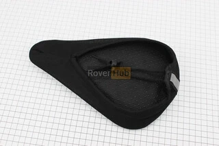 Чохол на сидіння, з м'якою поролоновою вставкою, чорно-сірий