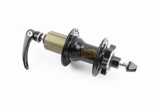 Втулка задня MTB алюмінієва 14Gx36H під касету 8-11зв, Disk-brake, 4 пром-підшипники 6001 2RS, кріпл. ексцентрик, чорна FB-A292В