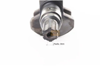 Колінвал 186F (Dшийки-40mm, H-118,2mm) під шліц