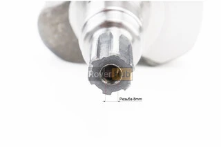 Колінвал 186F (Dшийки-40mm, H-119,5mm) під шліц