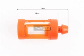 Фильтр топливный - элемент (сетка) d-8,0mm, D-17mm, L-42mm