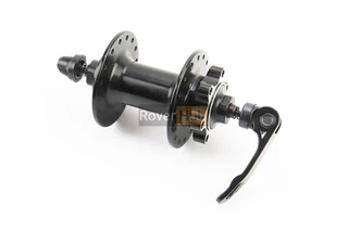 Втулка передня MTB алюмінієва 14Gx32H, Disk-brake, 2 пром-підшипники 6200 2RS, кріпл. ексцентрик, чорна FB-A291В